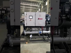 Остуженный водой конденсатор и испаритель с оболочкой и трубкой с управлением PLC