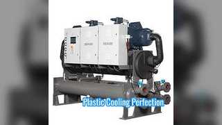 Винтовой охладитель мощностью 100 л.с., охлаждение пластиковой экструзионной формы