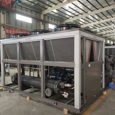 Купить 170hp R134a воздушно-охлаждаемый винтовой охладитель для пластиковых инъекционных плесени online manufacture