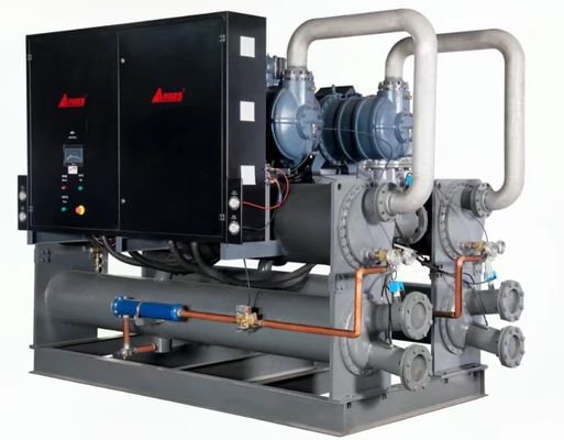 Купить Водоохлаждаемый винтовой охладитель 85 HP Промышленный процесс Водоохладители для печати и линии ламинирования пленки BOPP online manufacture