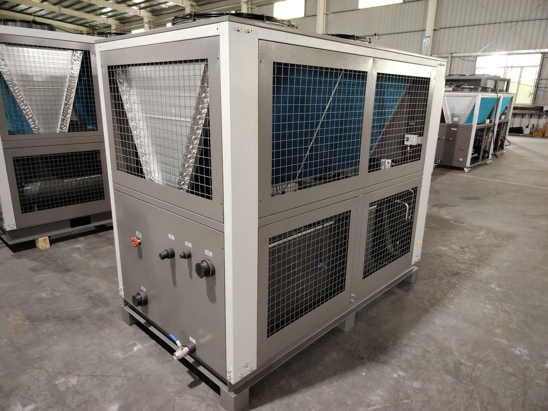 R134a Промышленный охладитель хладагента 110-480V Напряженный корпус и трубный испаритель