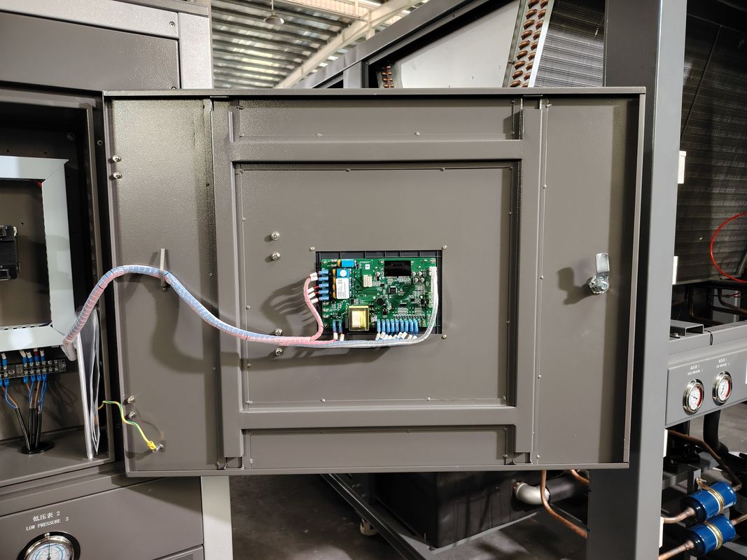 R134a Промышленный охладитель хладагента 110-480V Напряженный корпус и трубный испаритель