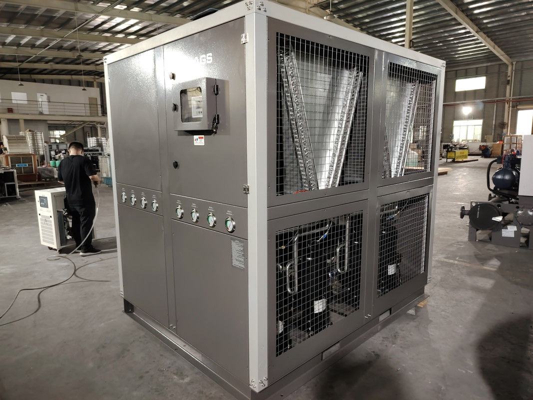 40 тонн воздушно-охлаждаемый прокатный тип водяной охладитель 144KW воздушно-охлаждаемая промышленная система для экструзионной машины