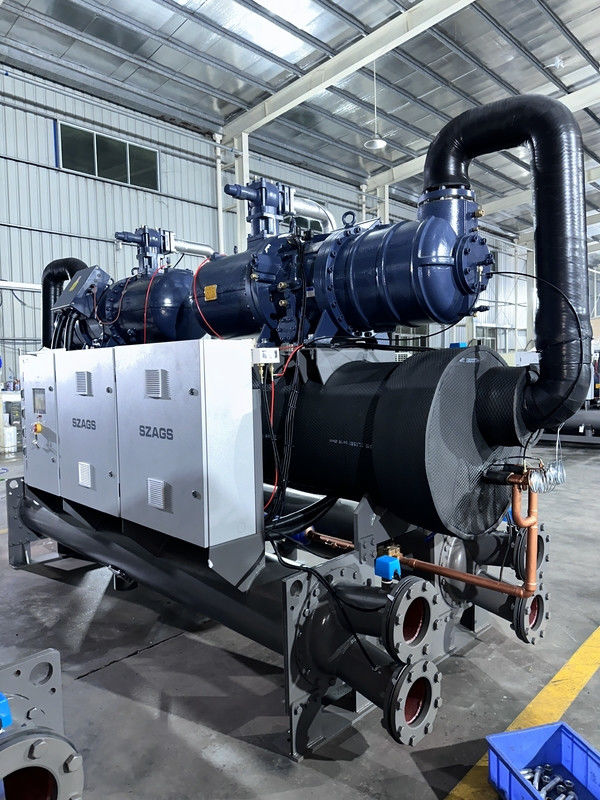 150 HP промышленный охлажденный водой винтовой холодный аппарат с двойной системой компрессоров для оптимальных решений охлаждения