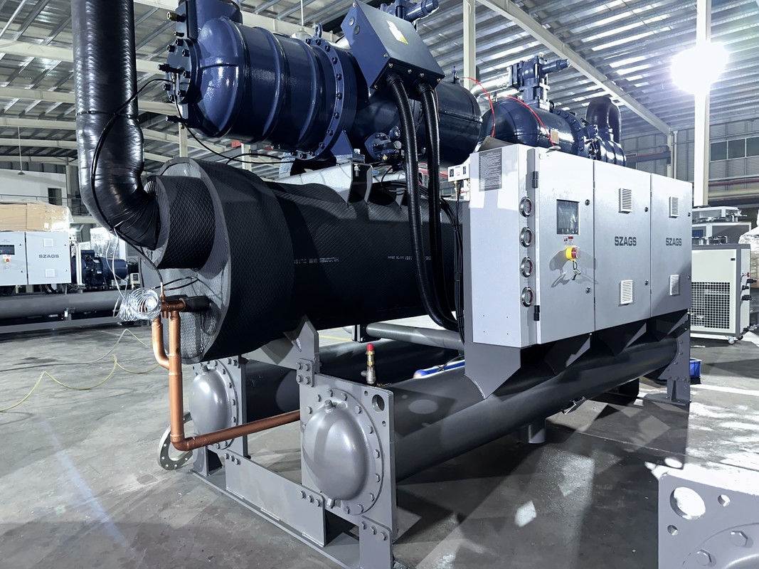 150 HP промышленный охлажденный водой винтовой холодный аппарат с двойной системой компрессоров для оптимальных решений охлаждения