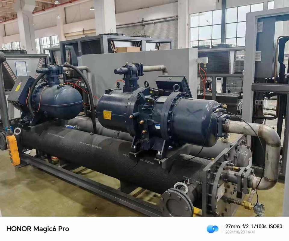 280 HP Водоохлаждаемый винтовой охладитель Промышленный процесс Водоохладители для печати и линии ламинирования пленки BOPP
